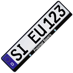HP Autozubeh&#xF6;r 18513 Licence plate holder Black 13.5x53x1.5 cm