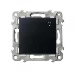 SZAFIR Łącznik zwierny dzwonek czarny metalik ŁP-6Z/m/33