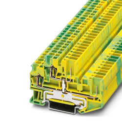 Dwurzędowa złączka szynowa Phoenix Contact 12 → 28AWG STTB 2.5/2PPE 32A 500 V