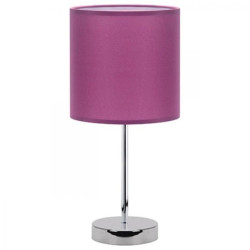 Lampka stołowa nocna AGNES 03148 fioletowo-srebrna STRUHM