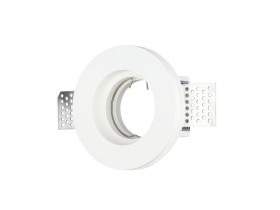 VT-771 Oczko halogenowe Spot trzonek: GU10 okrągła gips biała 3652 V-TAC