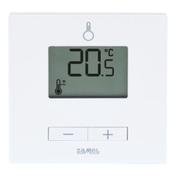 REGULATOR TEMPERATURY PROSTY, 230V, RADIOWY, (+ PRZEKAŹNIK) TYP: LPW-21 BIAŁY