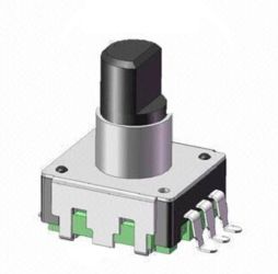 ENKODER 24 IMPULSY L=14mm SMD Z PRZYCISKIEM (ENK3207)