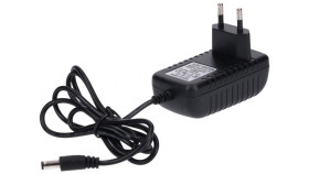 Zasilacz Led Gniazdkowy 12V 24W 5.5/2.1 Czarny