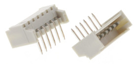 Wtyk PCB 6-pinowe raster: 1.25mm -rzędowe Molex Przewlekany Męski 1.0A 125.0 V.
