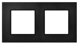 Aria Ramka podwójna szczotkowany antracyt R-2UAC/64/25