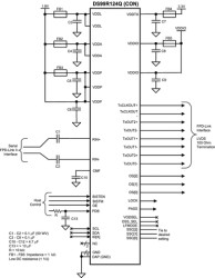 5-MHz to 43-MHz 18-bit color FPD-Link II to FPD-Link converter