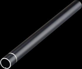 Mounting tube, black, (Ø x L) 21.7 x 300 mm, for LED signal tower, E89066