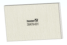 Filtr wentylatora rozmiar 246 x 146mm Pfannenberg 18611600193 typ Zapasowy filtr