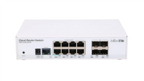 Switch 8X Rj45 1000Mb/S, 4X Sfp Mikrotik Crs112-8G-4S-In