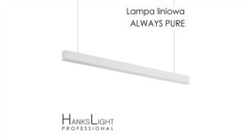 Lampa Led Hankslight,White,Liniowa,Alu,Zwiesz,1200Mm,Down36w,4000K L4702110...