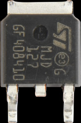 MJD127T4 Darlington transistor, PNP, 100V, 8A, 20W, DPAK