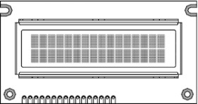 OLED-016N002E 16 x 2 Character OLED
