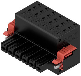 Weidmüller Obudowa złącza pin żeńskiego na kabel Ilość pinów 6 Wymiary siatki: 7.62 mm 2720520000 15 szt.