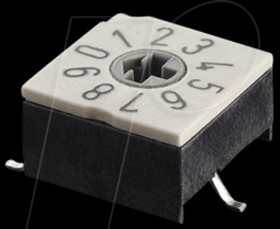 204012 Encoder Switch - 10 Pos, SMT, BCD