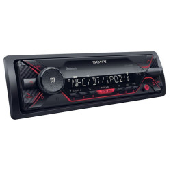 Radio samoch. SONY DSX-A410BT RED USB Bluetooth NFC AUX iPhone/iPod