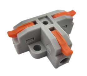 KOSTKA ELEKTRYCZNA ROZGAŁĘŹNIK TRÓJNIK 1X1X1 Z MOCOWANIEM T3 (ZLAC-11905)