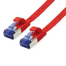 Patchkabel VALUE FTP, Cat.6A (Class EA), extra plat, rood, 2 m