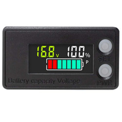 Wskaźnik naładowania akumulatora baterii uniwersalny kolorowy IPX7 wodoodporny 8V-100V