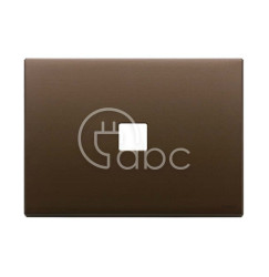 Ramka ozdobna 3Mx1 Flat, szczotkowany ciemny brąz, 22683.1.12