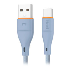 Kabel USB-A do USB-C 2.4A 1m niebieski Miccell