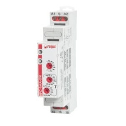 RPC-1WU-UNI przekaźnik czasowy jednofunkcyjny; SPDT; 10s - 10dni; zas. 12 - 240Vac