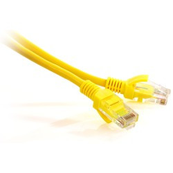 PATCHCORD SKRĘTKA GETFORT CAT.5E UTP 0,25m żółty