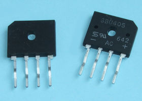 Mostek GBU405 PANJIT(4A/600V)płaski