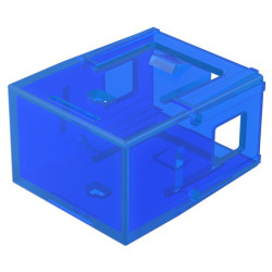 Soczewki do wskaźników, 02-901, Niebieski, Prostokąt, długość: 25.4