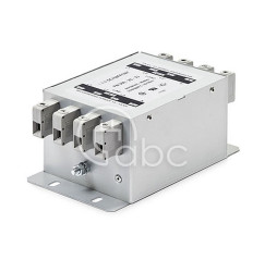 Filtr 3-fazowy z przewodem neutralnym 440 V AC, 36 A, FN356-36-33