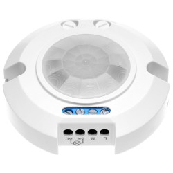 Czujnik ruchu n/t PIR 360st. 400W CR-M3/ON biały W-99296 Plastrol