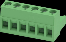 1757051 PCB connector, 6-pin, 5.08-mm spacing