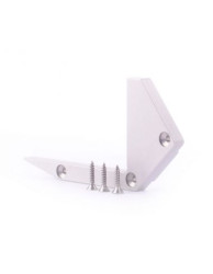 ZAŚLEPKA DO PROFILU LED TYP SCALA SZARA LEWA