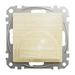 Wypust kablowy, brzoza, efekt drewna, Sedna Design i Elements SDD180903