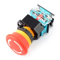 Przełącznik bezpieczeństwa ON-OFF "grzybek" - 40mm
