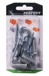 Kołek rozporowy uniwersalny hak sufitowy 8/4.5x46 bag (5) 1/12/72 STALCO PERFECT BRXHS084546