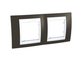 UNICA PLUS Ramka 2 podwójna pozioma umbra kakaowa MGU6.004.871 SCHNEIDER ELECTRIC