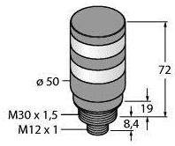 Kolumna sygnalizacyjna Turck TL50CGRQ 3091342 1 szt.