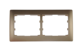 SISTENA LIFE Ramka podwójna pozioma titan 771402