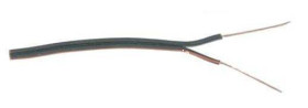 Przewód głośnikowy SMYp 2x 0.12mm czarny, 1mb