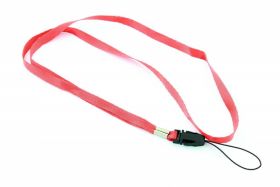 Smycz do telefonu czerwona