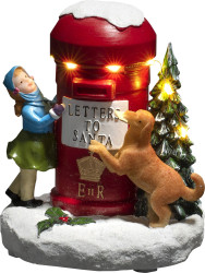 Konstsmide 4212-000 Sceneria LED Skrzynka pocztowa ciepła biel LED wielobarwny