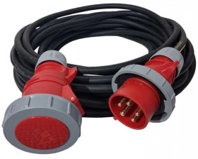 IP67 CEE 32A 5P 400V 50m Przedłużacz budowlany siłowy H07RN-F 5x4 mm2 PARTNERSITE 17486