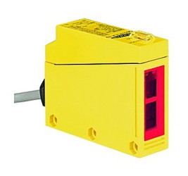 Czujniki fotoelektryczne Typu dyfuzyjnego w obudowie prostokątnej Banner z wyjściem przekaźnikowym zakres 250 mm LED