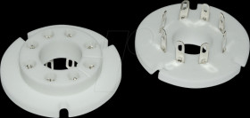 FASSUNG5U8C Tube socket, UX8, 8-pin, wire/chassis