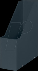 53560089 Magazine file, foldable, A4, velvet grey