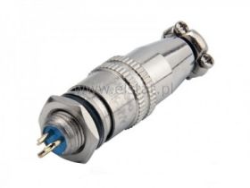 Złącze przemysłowe szybkozłącze; 3pin ( GN + WT)