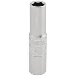 Draper Expert 16527 1/4&quot; Sq. Dr. 6 Point Deep Socket (7mm)