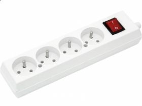 Gniazdo przenośne 4*o z wyłącznikiem i uziemieniem