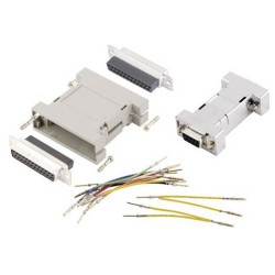 MH Connectors GA1515MFLGK-RC D-SUB adapter plug-socket 15-pin 1 pc